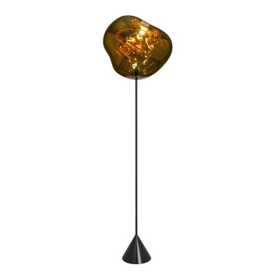 Lampa podłogowa Melt Cone Slim złota Tom Dixon
