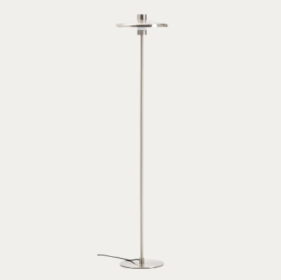 Lampa podłogowa Nuvira srebrna Kave Home