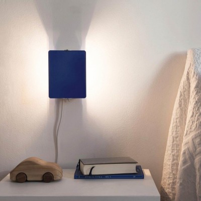 Lampa ścienna Applique a Volet Pivotant E14 niebieska NEMO