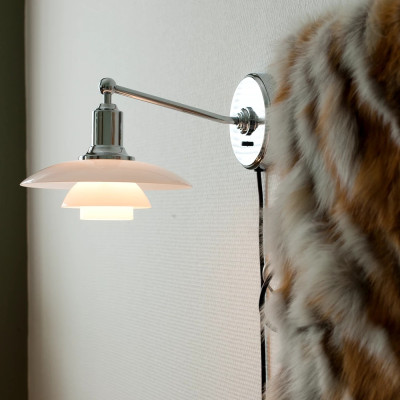 Lampa ścienna PH 2/1 z przewodem Louis Poulsen