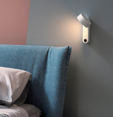 Lampa ścienna Toggle biała Martinelli Luce