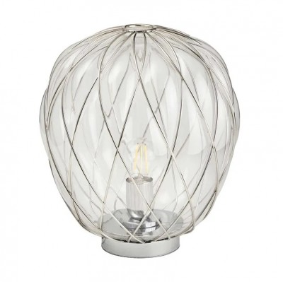 Lampa stołowa Pinecone 36 cm transparentna Fontana Arte