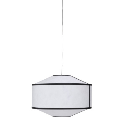 Lampa wisząca Kite 65 cm biało-czarna New Works