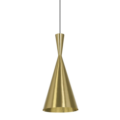 Lampa wisząca Beat Tall mosiężna Tom Dixon