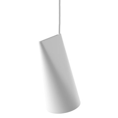 Lampa wisząca Ceramiczna Narrow biała Moebe