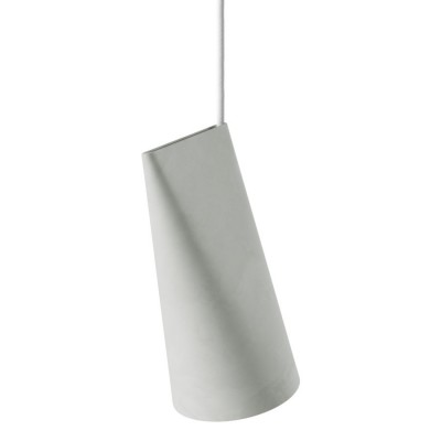 Lampa wisząca Ceramiczna Narrow jasnoszara Moebe