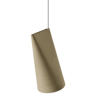 Lampa wisząca Ceramiczna Narrow oliwkowa Moebe