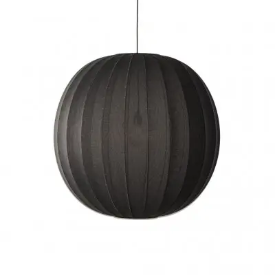 Lampa wisząca Knit-Wit 75 cm czarna Made By Hand