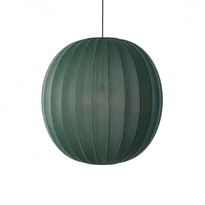 Lampa wisząca Knit-Wit 75 cm zielona Made By Hand