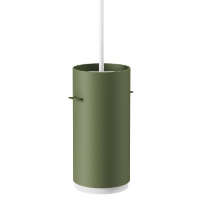 Lampa wisząca Tube 16 cm zielona Moebe