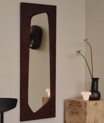 Lustro ścienne Folia 135 cm przydymione Ferm Living