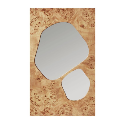 Lustro ścienne Folia 80 cm naturalne Ferm Living
