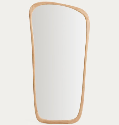 Lustro ścienne Alura 192 cm naturalne Kave Home