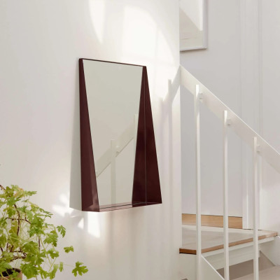 Lustro ścienne Beak 64 cm cm fioletowe Please Wait to be Seated