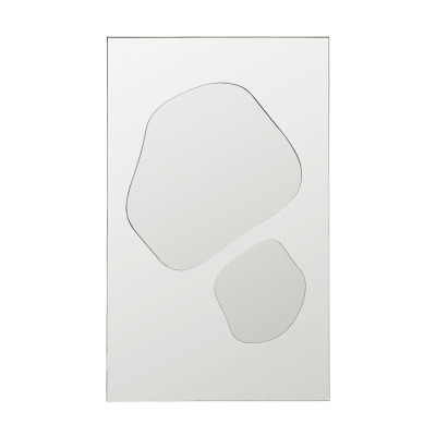 Lustro ścienne Folia 82 cm srebrne Ferm Living