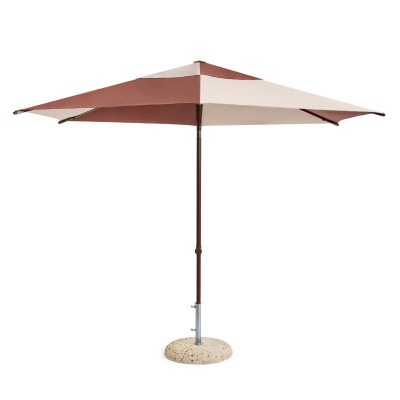 Parasol ogrodowy Terrazza Hexagon burgundowy HAY