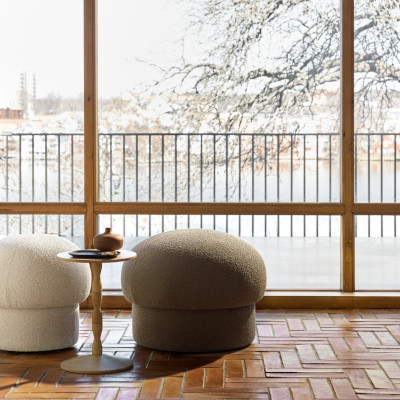 Pufa Uno 65 cm brązowa Design House Stockholm