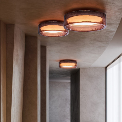 Lampa Sufitowa Ringo 70 Cm Różowa Marset