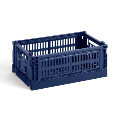 Skrzynka Colour Crate mała ciemnoniebieska HAY