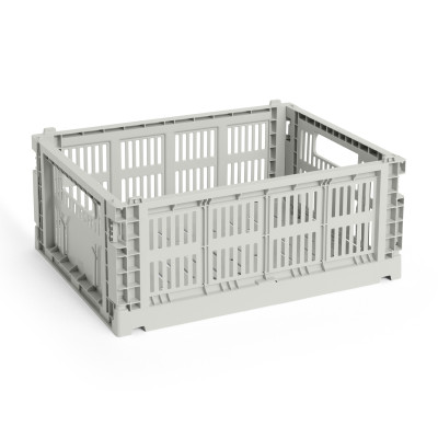 Skrzynka Colour Crate medium szara HAY
