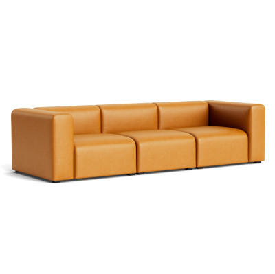 Sofa Mags 3 osobowa high armrest Sense cognac HAY