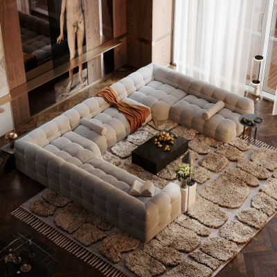 Sofa Michelle Taupe Nordic Line