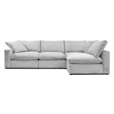 Sofa Narożna Lazy Szara Nordic Line