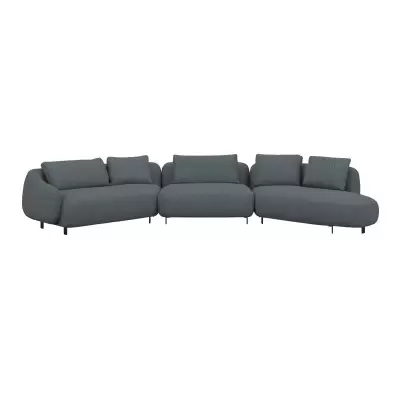 Sofa Orca Set 1 Denali Blue Furninova