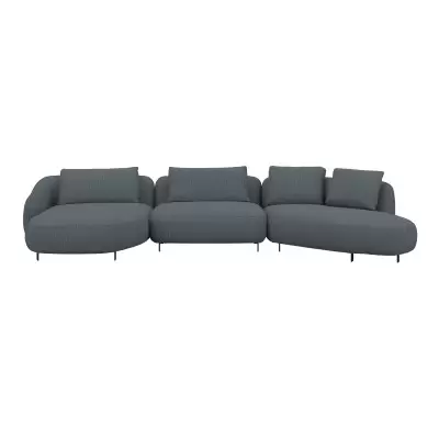 Sofa Orca Set 2 Denali Blue Furninova