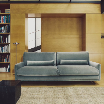 Sofa Veliro 3 osobowa aksamitna zielona Kave Home
