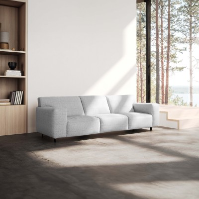 Sofa Vesta High 4 Osobowa 260 Cm Jasnoszara