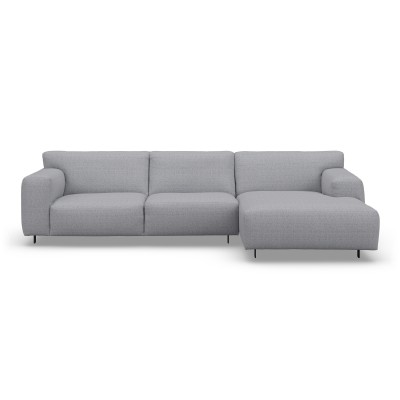 Sofa Vesta High Z Szezlongiem 301X160 Cm Jasnoszara