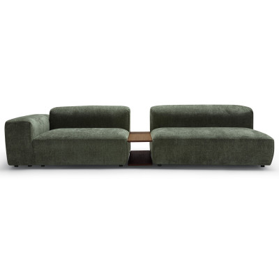 Sofa modułowa Edda ze stolikiem Bloom Green Sits