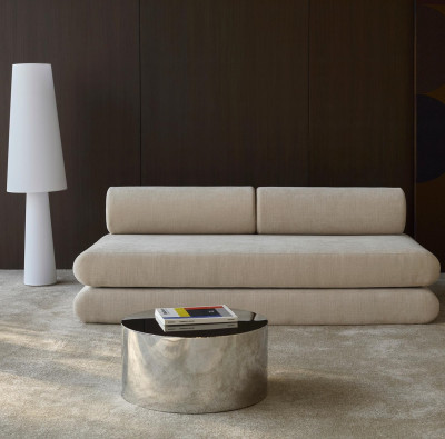 Sofa rozkładana Circlus Round Cushions Esina Almond innovation