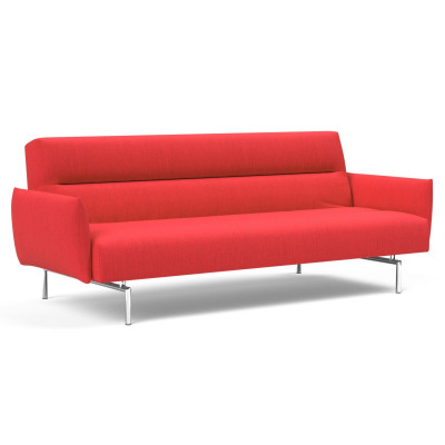 Sofa rozkładana Jillis z podłokietnikami elegance red Innovation