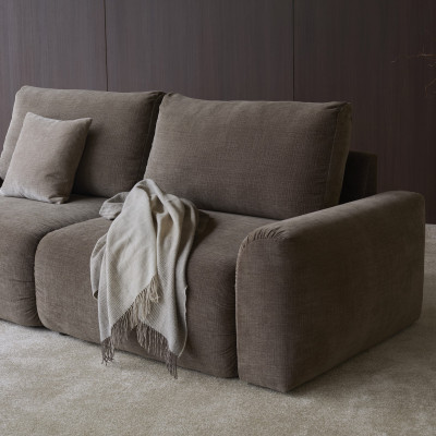 Sofa rozkładana Norum Chunky Arms Esina Cedar Brown innovation