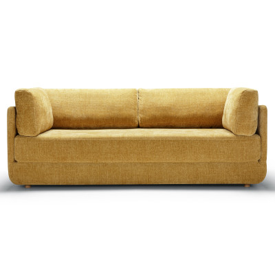Sofa z funkcją spania Stina żółta Sits