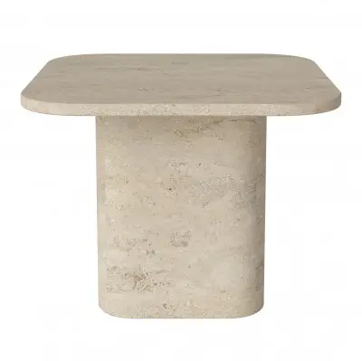 Stolik kawowy Eida 55 cm trawertyn Bolia