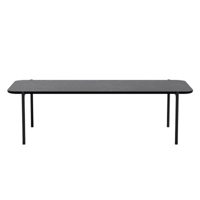 Stolik kawowy Savoye 120 cm czarny blat ceramiczny Pwtbs
