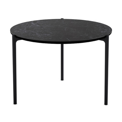 Stolik kawowy Savoye 60 cm czarny blat ceramiczny Please Wait to be Seated