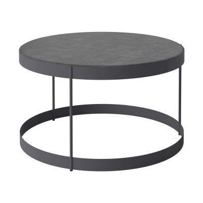 Stolik ogrodowy Drum 60 cm ciemnoszary Bolia