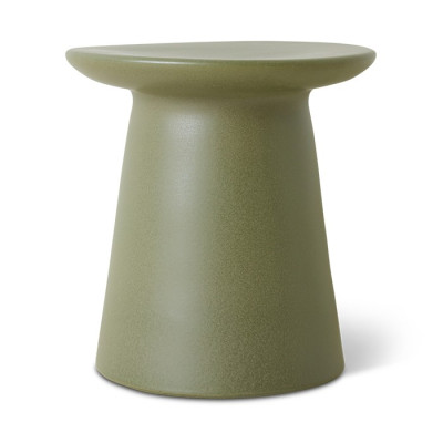 Stolik okazjonalny Earthenware 40 cm zielony HKliving