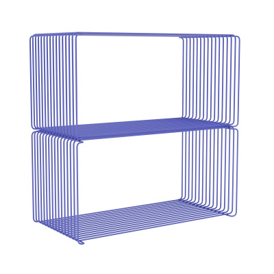 System modułowy Panton Wire 2 moduły 70 × 34,8 × 34,8 cm niebieski Montana