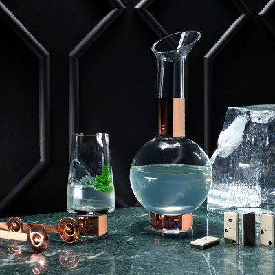 Szklanka wysoka do drinków Tank miedziana 2 szt. Tom Dixon