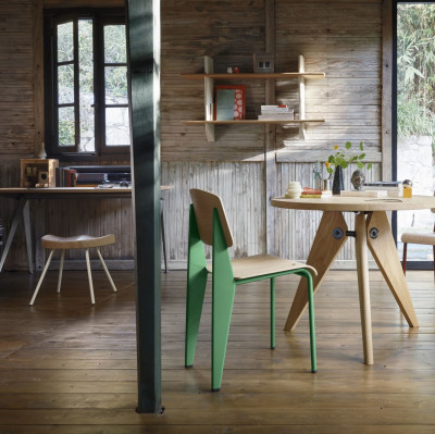 Taboret N 307 naturalny dąb Vitra