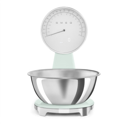 Waga kuchenna cyfrowa 50's style pastelowy zielony Smeg