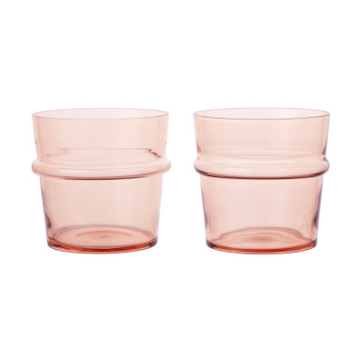 Zestaw 2 szklanek Boya 300 ml różowy Ferm Living