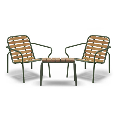 Garden set Vig table + 2 armchairs Normann Copenhagen