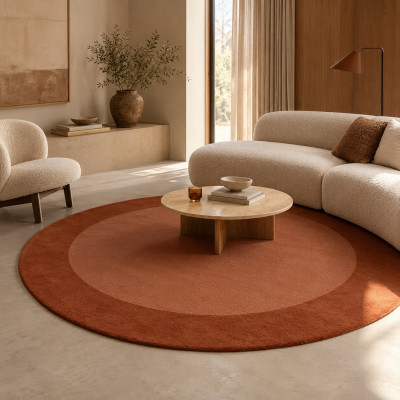Solera Shard Terrakotta-Teppich Linie Design