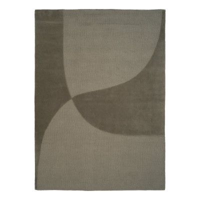Dywan Split Plains zielony Linie Design